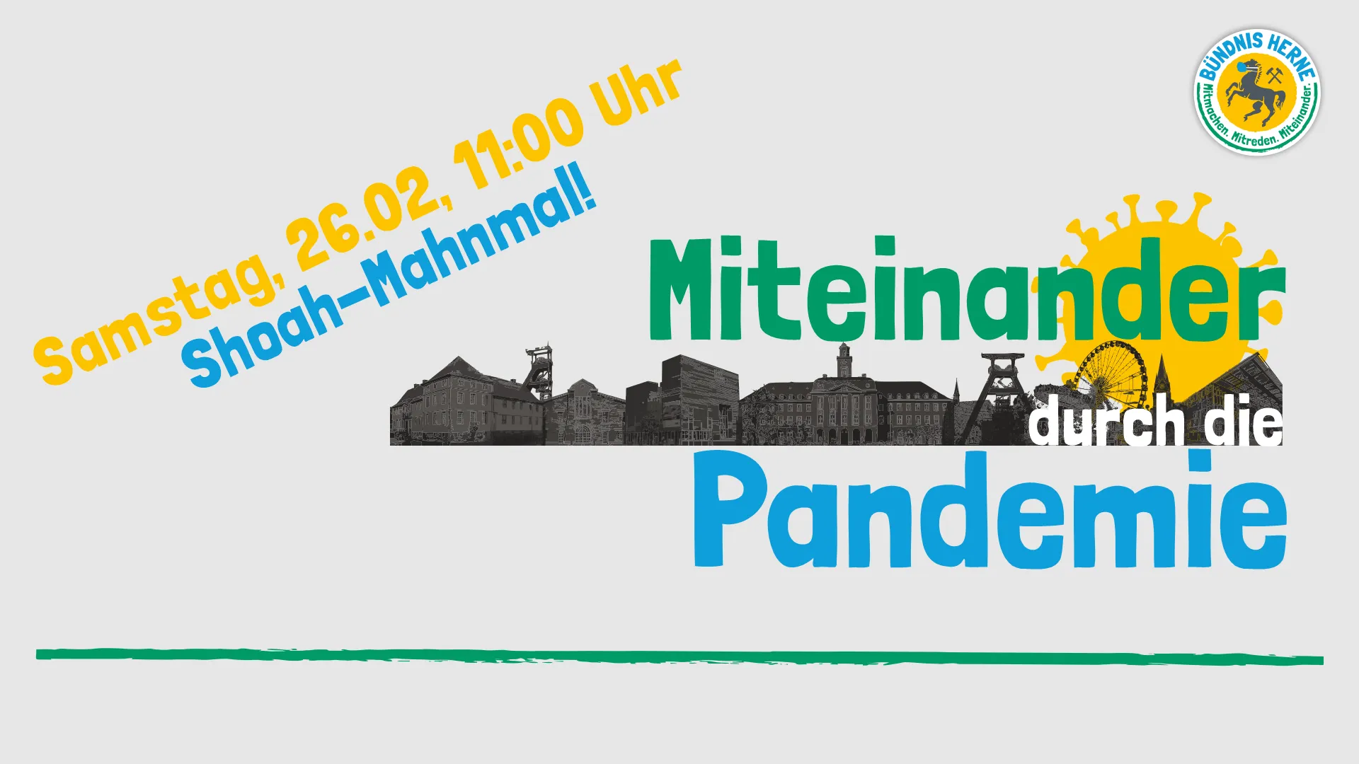SharePic Bündnis Herne "Herner Plätze: Miteinander durch die Pandemie! 26.02.2022"