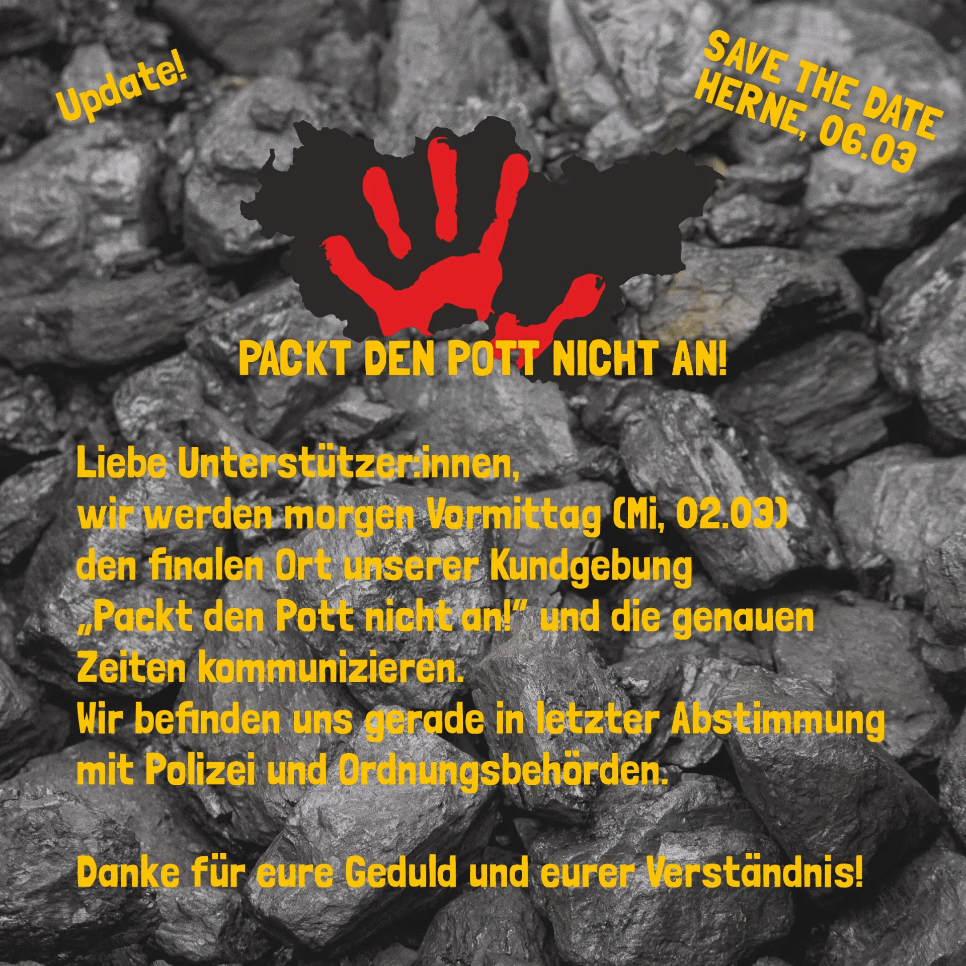 SharePic zu P"ackt den Pott nicht an! – Update!"
