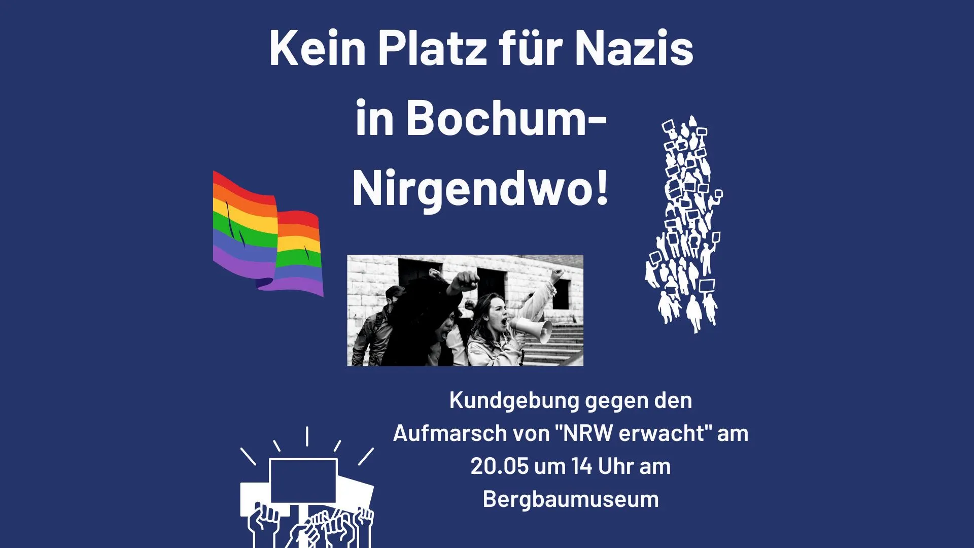SharEPic zu "Bochum: KEIN PLATZ FÜR NAZIS – NIRGENDWO"