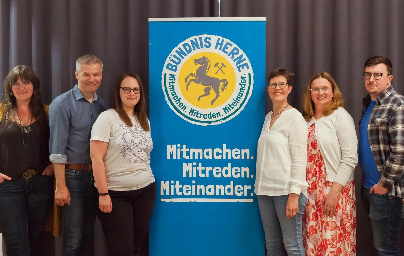 Neugewählter Vorstand des Bündnis Herne am 20.05.2025