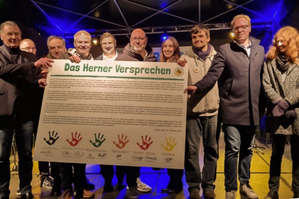 Das von allen demokratische Parteien unterzeichnete Herner Versprechen