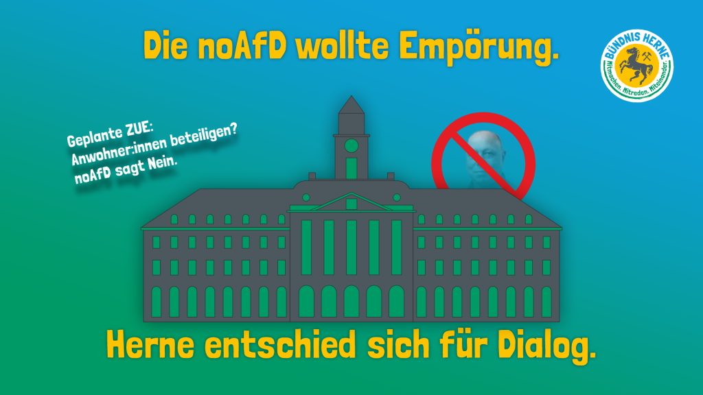 Die noAfD wollte Empörung. Herne entschied sich für Dialog
