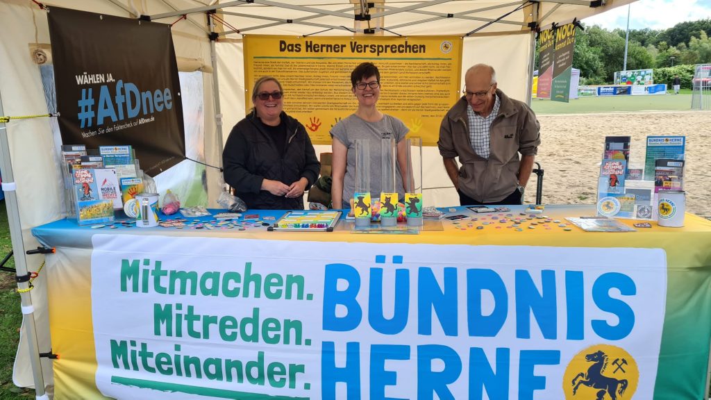 Infostand beim Kanalfest 2025