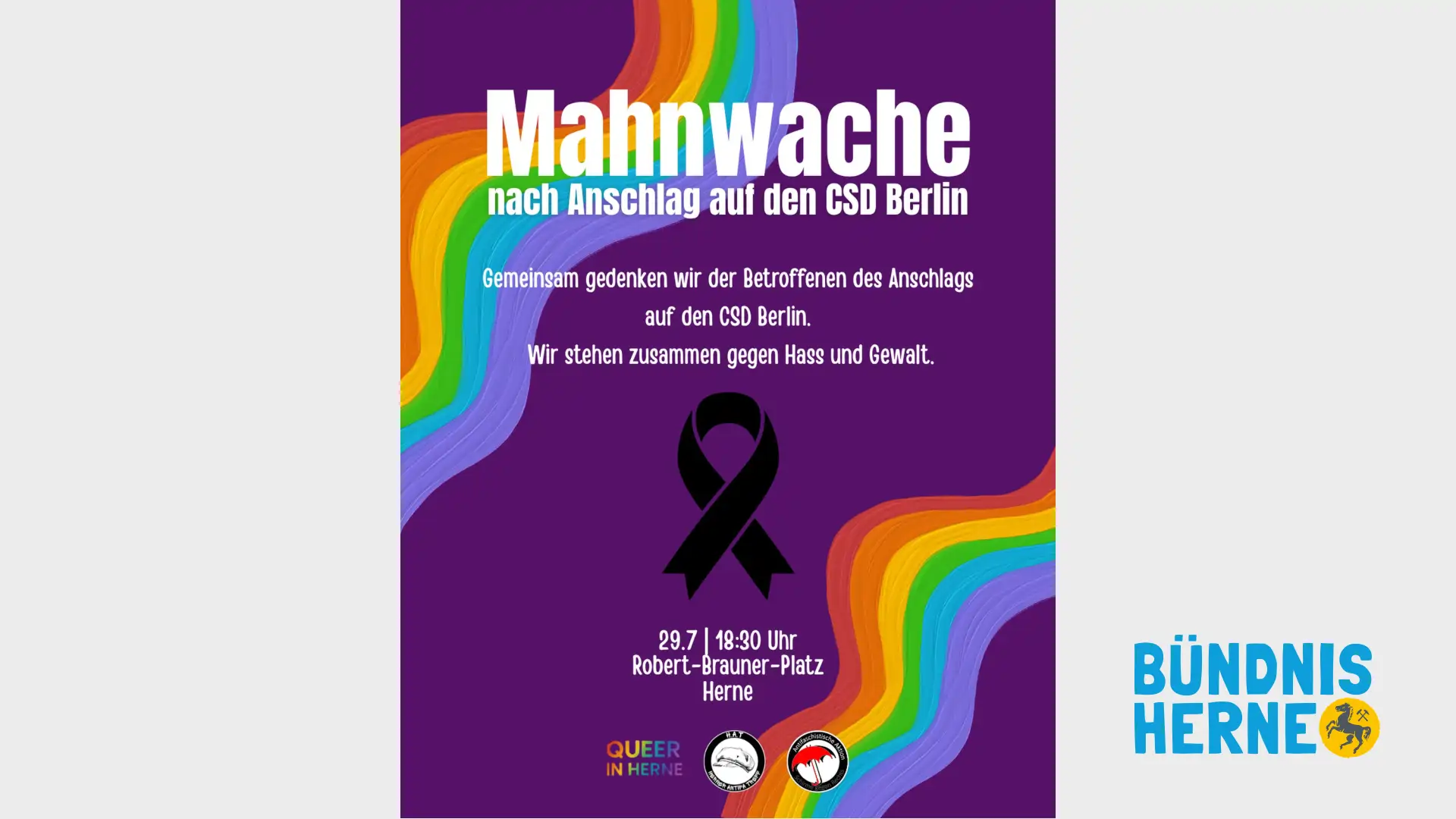 SharePic Mahnwache CSD Berlin