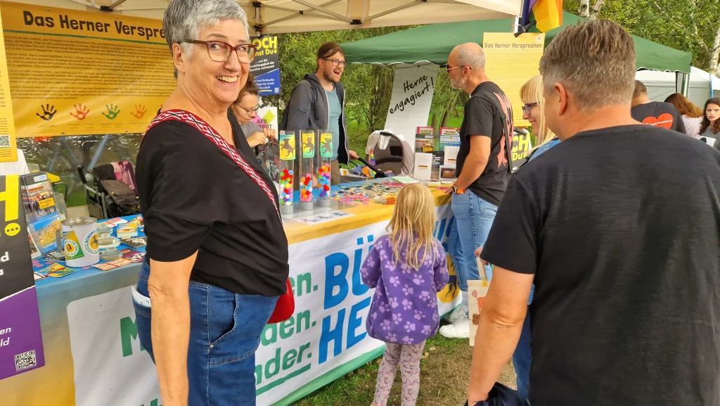 Großes Interesse an den Spielen und an unserer Arbeit über den ganzen Tag
