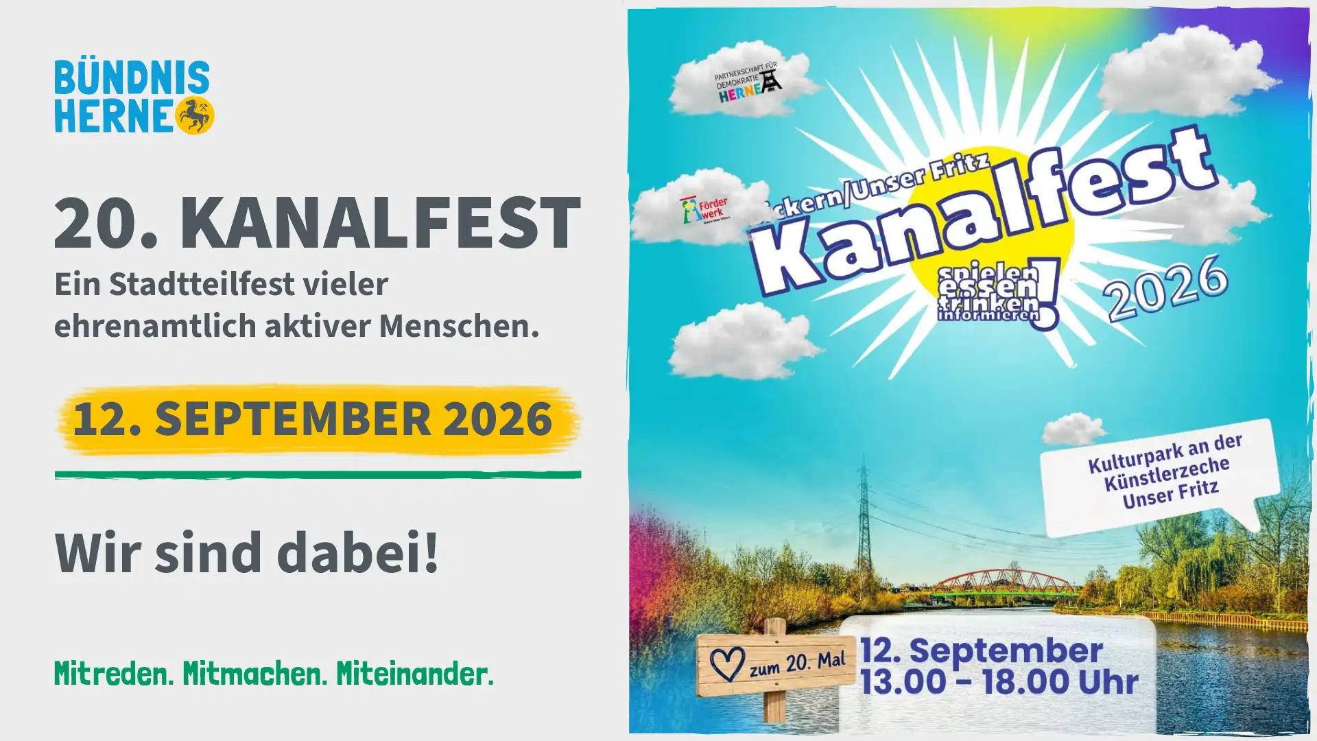 SharePic Ankündigung 20. Kanalfest